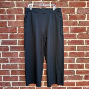 Eileen Fisher $218 Washable Flex Ponte Wide Leg Pants Womens Large NEW